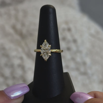 Marquise Elegant Solitaire Setting