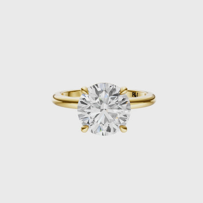 Round Elegant Solitaire Setting