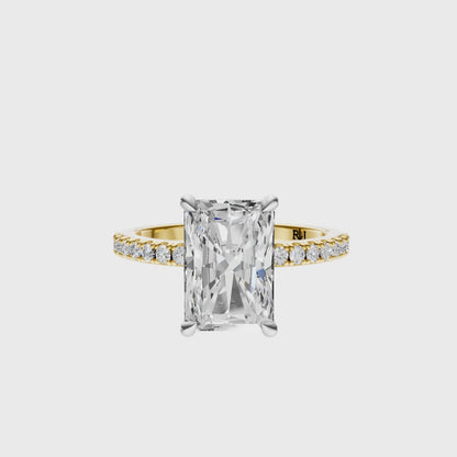 Radiant Mixed Metal Traditional Elegance Setting