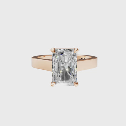 Radiant European Cathedral Solitaire Setting