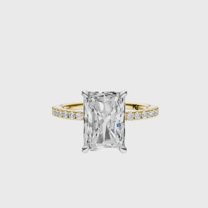 Radiant Mixed Metal Traditional Tulip Setting