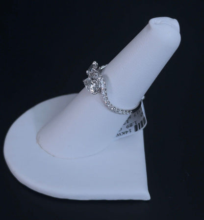 2.04ctw Pear Lab Diamond 14kt White Gold Ring RGF-430