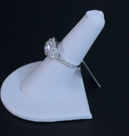2.02ct Round Lab Diamond Ring 14kt White Gold Ring RGF-518-2