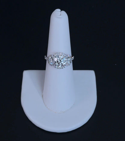 2.02ct Round Lab Diamond Ring 14kt White Gold Ring RGF-518-2