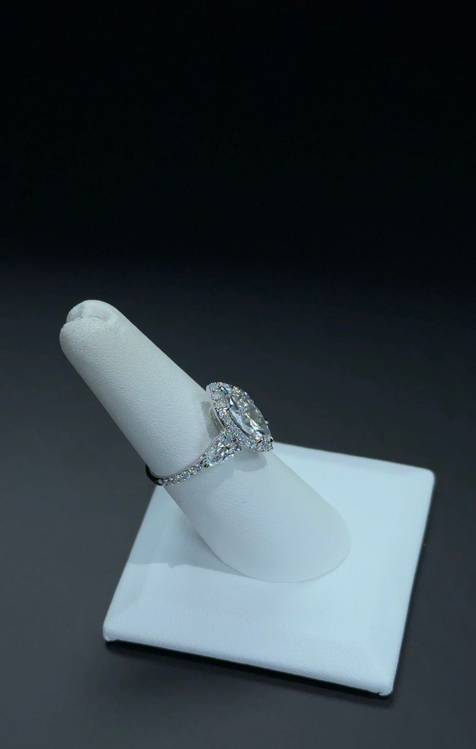1.98 Carat E VVS2 Marquise Cut Lab Grown 14 kt White Gold Diamond Ring SKU: RGF-558