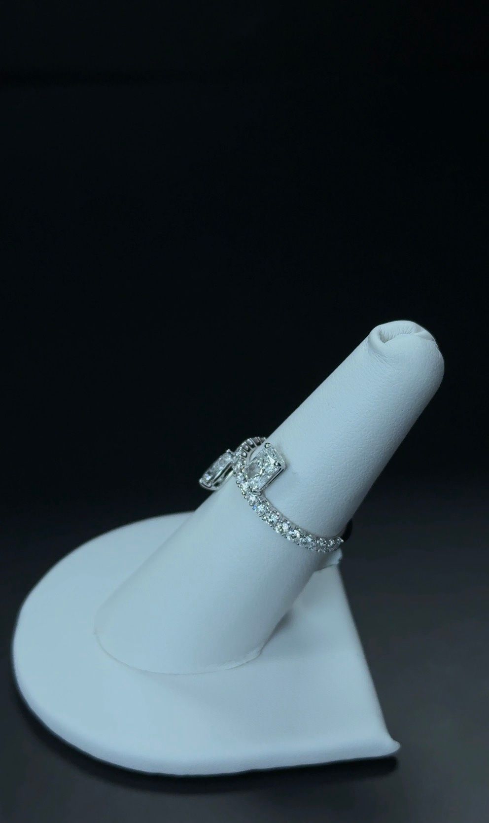 1.67ctw 14kt White Gold Lab Diamond Ring RGF-645