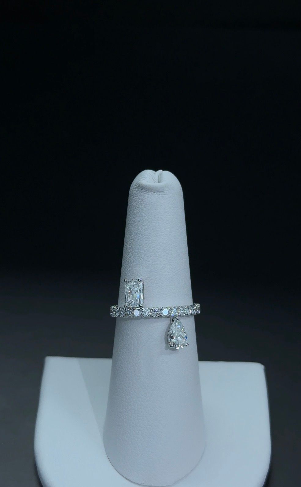 1.67ctw 14kt White Gold Lab Diamond Ring RGF-645