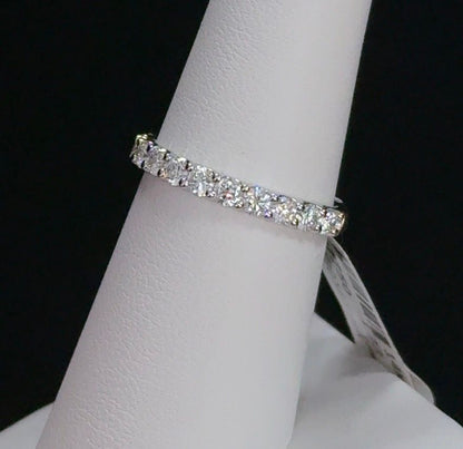 1.17ctw Round Lab Diamond 14kt White Gold Band RGF-68-7