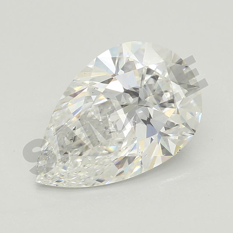 4.71 Carat Pear IGI Labgrown Diamond, With Certificate ID LG635492596